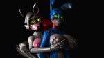  16:9 3d_(artwork) 5_fingers animatronic anthro big_breasts blue_body bow breast_grab breasts canid canine crossgender digital_media_(artwork) duo female female/female fingers five_nights_at_freddy&#039;s five_nights_at_freddy&#039;s_2 fox fur green_eyes hair hand_on_breast hi_res humanoid lagomorph leporid lips long_torso looking_at_viewer machine mammal mangle_(fnaf) mtf_crossgender neckwear neckwear_only nipples nude pink_body pink_breasts pink_nipples rabbit reshsfm robot robot_humanoid simple_background small_head small_waist solo source_filmmaker toy_bonnie_(fnaf) video_games white_body white_breasts white_fur white_hair white_nipples widescreen yellow_eyes 