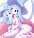  blush breasts butt duo female hatterene humanoid looking_at_viewer nintendo not_furry nude pok&eacute;mon pok&eacute;mon_(species) rilex_lenov video_games 