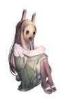  animal_ears bunny_ears doubutsu_no_mori dress highres personification 