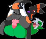  &lt;3 &lt;3_eyes 2020 3_toes alternate_color anal anal_penetration backsack balls barely_visible_balls barely_visible_genitalia black_background black_body black_fur blush collar collar_only duo eeveelution eye_contact fan_character feet feral fur gayeon genitals green_body green_fur hi_res knot legs_up looking_at_another lycanroc lying male male/male male_penetrated male_penetrating male_penetrating_male markings mating_press midnight_lycanroc motion_lines multicolored_body multicolored_fur nintendo nude on_back on_top open_mouth pawpads penetration penis pok&eacute;mon pok&eacute;mon_(species) purple_eyes raiden_kage red_sclera rocky_(rayquazoid1) sex simple_background toe_curl toes tongue tongue_out two_tone_body two_tone_fur umbreon video_games white_body white_eyes white_fur 