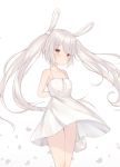  animal_ears azur_lane bunny_ears dress irokari laffey_(azur_lane) pantsu shimapan skirt_lift summer_dress 