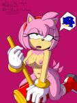 2024 5_fingers amy_rose anthro big_breasts blue_body blue_fur blush bodily_fluids boots boots_only breasts clothing eulipotyphlan eye_roll female fingers footwear footwear_only fur gloves green_eyes handwear hedgehog hi_res humping kneeling mammal masturbation mostly_nude navel neo_x6 nipples open_mouth piko_piko_hammer pink_body pink_fur sega signature simple_background skwid solo sonic_the_hedgehog sonic_the_hedgehog_(series) sweat tail tail_motion tailwag thought_bubble