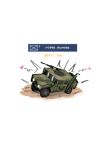  countdown_timer english_text gameplay_mechanics gun heart highres humvee implied_sex machine_gun motor_vehicle no_humans simple_background vehicle_focus wargame_(series) weapon white_background xerbatt 