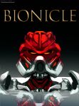  absurdres artist_name bionicle copyright_name english_commentary highres humanoid_robot kanohi_(bionicle) liquid looking_at_viewer mask orange_eyes partially_submerged portrait robot solo specter_l tahu_(bionicle) the_lego_group 