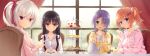  akizuki_kanna cafe_stella_to_shinigami_no_chou dress_shirt hiuchidani_mei kobuichi muririn shiki_natsume sumizome_nozomi sweater yuzu-soft 