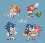  &lt;3 2019 amy_rose anthro black_eyes blue_background blue_body blue_fur bodily_fluids canid canine carrying classic_amy_rose classic_knuckles classic_sonic classic_sonic_(universe) classic_tails clenched_teeth clothing echidna english_text eulipotyphlan eyes_closed female flying footwear fox fur gem gloves grin group hammer handwear hedgehog knuckles_the_echidna love male mammal master_emerald miles_prower monotreme piko_piko_hammer pink_body pink_fur red_body red_fur ring shoes simple_background smallpanda smile sonic_the_hedgehog sonic_the_hedgehog_(series) standing sweat sweatdrop teeth text tools weapon white_body white_fur yellow_body yellow_fur 
