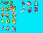  anthro blaziken bulbasaur charizard charmander charmeleon chikorita combusken crossman female feral gardevoir gengar group haunter humanoid ivysaur machoke marshtomp miltank mudkip nidoqueen nintendo pok&eacute;mon pok&eacute;mon_(species) sprite sprite_art swampert torchic venusaur video_games 