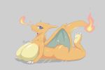  3:2 anthro belly big_breasts big_butt breasts butt charizard dengon female huge_breasts looking_at_viewer nintendo pok&eacute;mon pok&eacute;mon_(species) solo video_games 