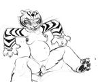  2020 anthro anthro_penetrated areola black_and_white bodily_fluids breasts claws clitoris cum cum_in_pussy cum_inside dreamworks duo erect_nipples erection faceless_male felid female female_focus female_penetrated genital_fluids genitals hi_res kung_fu_panda lactating male male/female male_penetrating male_penetrating_female mammal master_tigress milk monochrome nipples nude one_eye_closed pantherine pawpads penetration penile penile_penetration penis pregnant pregnant_sex pussy sabrotiger sex sketch solo_focus stripes tiger vaginal vaginal_penetration 