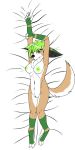  anthro areola body_pillow canid canine codythefennec crossgender dakimakura_design dakimakura_pillow dakimakura_pose female fennec fox genitals green_areola green_eyes green_nipples green_pussy hi_res looking_at_viewer mammal neck_tuft nipples nude pillow pussy solo stretching tuft 