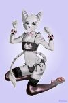 absurd_res anthro cat_lingerie clothing felixst girly hi_res lingerie lingerie_panties lombax lombaxsona male mammal paws ratchet_and_clank solo sony_corporation sony_interactive_entertainment