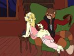 adult_swim ailurid anthro bdsm blury bovid caprine cartoon_network duo girly goat hi_res humanoid male male/male mammal masochism moral_orel red_panda