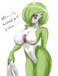  blush gardevoir gen_3_pokemon highres pokemon pokemon_(creature) solo wet 