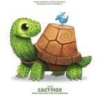  ambiguous_gender avian bird cactus cryptid-creations flower_pot humor reptile scalie solo tortoise turtle 