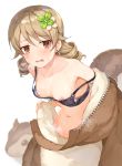  bra breasts ishihara_(kuniyoshi) morikubo_nono nipples the_idolm@ster the_idolm@ster_cinderella_girls 
