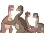  4:3 alpha_channel before brontosaurus child comado dinosaur diplodocid don_bluth draigar duo feral land littlefoot male male/male reptile rhett sauropod scalie the_land_before_time time young 