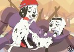  101_dalmatian_street 101_dalmatians absurd_res after_sex animal_genitalia animal_penis animal_pussy anus bodily_fluids brother brother_and_sister canid canine canine_penis canine_pussy canis cum cum_in_pussy cum_inside dalmatian disney dolly_(101_dalmatians) domestic_dog dylan_(101_dalmatians) female feral frommarstomercury genital_fluids genitals hi_res incest_(lore) looking_down male male/female mammal open_mouth penis pussy sibling sister 