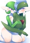  absurd_res ashraely big_breasts blush breasts clothed clothing crossgender curvy_figure digital_media_(artwork) duo female fingers gallade gardevoir green_hair hair hi_res hug huge_breasts humanoid looking_at_viewer mammal nibbling nintendo not_furry nude open_mouth pok&eacute;mon pok&eacute;mon_(species) red_eyes simple_background smile solo text thick_thighs video_games voluptuous wide_hips 