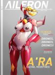  a&#039;ra aircraft anthro breasts cover female genitals hi_res living_aircraft living_machine living_vehicle machine magazine_cover pussy schizy solo vehicle 