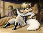  cat cats_don&#039;t_dance cats_don't_dance cosplay dominatrix feline female mammal mask pris_straton sawyer shelly_pleger sitting solo 