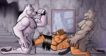 2021 abs anal anal_penetration animal_genitalia animal_penis anthro anthro_on_anthro anthro_penetrated archie_comics arms_tied augustus_the_polar_bear balls bear bottomwear bound brown_body bulldog canid canine canis clothing detailed_background digital_media_(artwork) domestic_dog equid equine equine_genitalia equine_penis erection facial_hair feet fellatio flexing fur genitals george_sommersby grey_body group group_sex hair hi_res horse hunter-husky male male/male male_penetrated male_penetrating male_penetrating_male mammal mastiff molosser motion_lines muscular muscular_male nipples nude oral pecs penetration penile penis polar_bear sega sex sir_connery sonic_the_hedgehog_(archie) sonic_the_hedgehog_(comics) sonic_the_hedgehog_(series) spitroast tail threesome trio ursine vein veiny_muscles white_body 