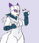  alopex breasts digimon digimon_(species) female fur hi_res hybrid renamon solo teenage_mutant_ninja_turtles thony_dog white_body white_fur 