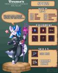  absurd_res anthro armor blue_hair derangedspazz dragusmorh dungeons_and_dragons english_text female fur gfighter hair hasbro hi_res living_tail melee_weapon purple_body purple_fur reptile scalie snake snake_tail solo spazz staff text tongnue_out tsume_yifu vainilla_latte weapon wizards_of_the_coast 