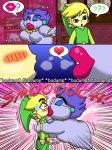  crossover female hi_res human humanoid kissing link madame_flurrie male male/female mammal mario_bros nintendo paper_mario the_legend_of_zelda the_scale_train toon_link video_games wind_waker 