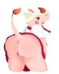  absurd_res alpha_channel animal_crossing anthro anus butt female food food_creature genitals hi_res mammal merengue_(animal_crossing) nintendo pink_body presenting presenting_hindquarters pussy rhinocerotoid simple_background solo thr33y3dg0at transparent_background video_games 