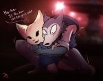  aggressive_retsuko anthro beastars black_nose blue_clothing blue_dress blurred_background bottomwear bright canid canine canis cheek_tuft clothed clothing crossover dark dialogue dress duo embrace english_text eyelashes facial_tuft female fennec fenneko fox fully_clothed fur grey_body grey_fur hug hunched_over josephtl kneeling larger_male legoshi_(beastars) light male male/female mammal multicolored_body multicolored_fur open_mouth open_smile outside pants sanrio shaking shirt shoulder_grab size_difference smaller_female smile snout tan_body tan_fur text topwear tuft two_tone_body two_tone_fur vest wide_eyed wolf 