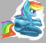  anus blush butt equid equine female friendship_is_magic from_behind_position genitals hair hi_res hooves horse mammal multicolored_hair my_little_pony nezzy_underscore pegasus pony pussy rainbow_dash_(mlp) rainbow_hair sex solo wings 