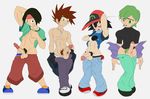  ash_ketchum drew gary_oak pokemon tracey_sketchit trainer 