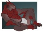  absurd_res alien armor blush bulge claws clothing coaxing glasswalker hi_res krogan male mass_effect natural_armor offering_to_viewer presenting scar solo underwear video_games 