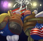  2018 4th_of_july 5_fingers accipitrid accipitriform aircraft airplane anatomically_correct anatomically_correct_genitalia anatomically_correct_penis animal_genitalia animal_penis anthro anus avian balls belt big_balls big_breasts big_butt big_penis biped bird blonde_hair blue_eyes bodily_fluids bottomwear breasts brown_body butt clothing clydesdale colored cum cumshot curvy_figure digital_drawing_(artwork) digital_media_(artwork) draft_horse duo eagle ejaculation equid equine equine_penis feathers fingers fiona_maray fireworks flared_penis foreskin frown genital_fluids genital_piercing genitals glistening glistening_butt gynomorph hair hi_res hooves horse huge_balls huge_butt huge_penis humanoid_genitalia humanoid_penis hyper hyper_balls hyper_butt hyper_genitalia intersex jane_johnson jet kiss_mark legwear lips lipstick looking_at_viewer makarimorph makeup mammal markings medial_ring multicolored_body muscular night nipple_piercing nipple_ring nipples outside partially_retracted_foreskin patriotism penis penis_piercing piercing plump_anus politics reverse_prince_albert_piercing shaded smile star stars_and_stripes tail_feathers thick_lips thong tight_clothing topwear uncut underwear united_states_of_america vein veiny_balls veiny_penis voluptuous white_markings 