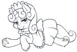  buttercup_saiyan clothing equid equine female friendship_is_magic horse maid_uniform mammal my_little_pony pony sweetie_belle_(mlp) uniform 