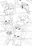  absurd_res aggressive_retsuko ailurid breasts clothing comic daughter duo english_text female female/female hand_on_breast hi_res ichduhernz incest_(lore) mammal monochrome mother mother_and_child mother_and_daughter oral parent parent_and_child red_panda retsuko retsuko&#039;s_mother sanrio text underwear 