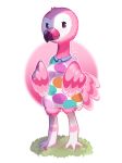  animal_crossing anthro avian bird chibi female flamingo flora_(animal_crossing) hi_res invalid_tag nintendo painted pink_body sukendo video_games 