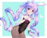  animal_ears bunny_ears bunny_girl hikawa_kyouka nanamomo_rio no_bra pantyhose princess_connect princess_connect!_re:dive tail 