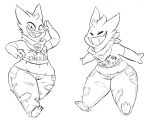  anthro black_and_white bottomwear clothed clothing crop_top gengar girly jack_wilebane jeans male monochrome nintendo pants pok&eacute;mon pok&eacute;mon_(species) scarf shirt simple_background skimpy solo topwear torn_bottomwear torn_clothing torn_pants video_games wide_hips xingscourge 