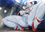  &lt;3 anus blush bodily_fluids breasts censored clitoris crouching darling_in_the_franxx female genital_fluids genitals humanoid low-angle_view machine not_furry pochincoff pussy pussy_juice robot robot_humanoid solo spread_legs spread_pussy spreading strelizia studio_trigger 
