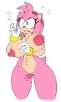  amy_rose bracelet clit_growth clitoris enlarged_clitoris eulipotyphlan female fth_transformation fti_transformation fur gender_transformation genitals growth hedgehog intersex jewelry mammal nipples nude pink_body pink_fur pussy sackless shocked solo sonic_the_hedgehog_(series) transformation tryfag 
