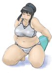  1girl artist_request black_hair breasts itou_yukino mossi555 plump rd_sennou_chousashitsu real_drive yukino_itou 