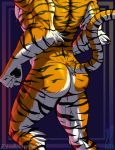  anthro butt clothing felid hi_res iudicium86 male mammal muscular muscular_anthro pantherine solo tiger underwear 