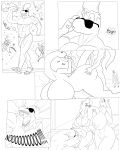  &lt;3 2014 4:5 anthro areola balls beach big_breasts bodily_fluids breast_suck breastfeeding breasts cleavage clothed clothing comic crying digital_drawing_(artwork) digital_media_(artwork) dinosaur disappointed erect_nipples erection eyewear female female/female from_behind_position genitals group group_sex handjob hi_res huge_breasts line_art male male/female marauder6272 monochrome nipples non-mammal_breasts nude outside penetration penile penis pussy reptile sauropod scalie seaside sex sex_on_the_beach sucking sunglasses tears theropod threesome 