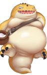  10:16 anthro claws dragon dragon_quest feet havintail hi_res jar jargon lizard male overweight overweight_male pinup pose reptile salt scalie sharp_teeth smile smiling_at_viewer solo square_enix straps teeth video_games 