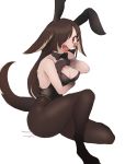  2020 absurd_res anthro blush breasts brown_hair canid canine canis cleavage clothed clothing domestic_dog embarrassed female hair hi_res kemono long_hair looking_at_viewer mammal medium_breasts open_mouth red_eyes snout solo sookmo tongue 