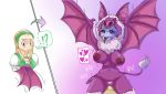  before_and_after bluetheboo bouncing_breasts breast_expansion breasts chiropteran demon dragon_quest dragon_quest_xi female human humanoid mammal mind_control monster monster_girl_(genre) not_furry purple_background serena_(dragon_quest) sex simple_background solo square_enix transformation video_games 