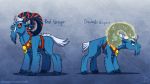  amber_eyes bovid caprine cloven_hooves collar curved_horn disguise fangs friendship_is_magic goat grogar_(mlp) hasbro hi_res hooves horn inuhoshi-to-darkpen male mammal my_little_pony red_eyes story story_in_description text url 