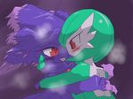  blush furry gardevoir hat mismagius nintendo personification pokemon red_eyes saliva witch witch_hat yuri 