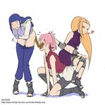  hinata_hyuuga ino_yamanaka kibate naruto sakura_haruno 